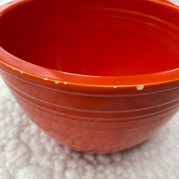 Vintage Fiestaware Nesting Bowl #4 - Inside Rings Radioactive Original Red. RARE - Picture 5 of 12